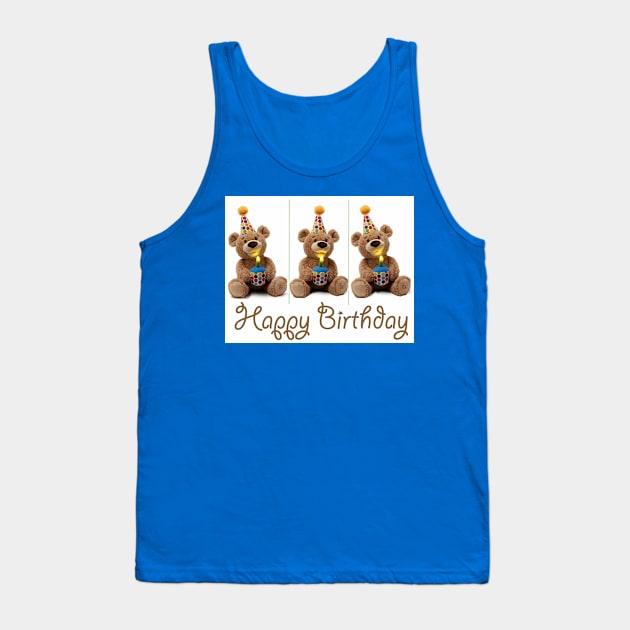 Birthday Bears Tank Top by ellenaJ